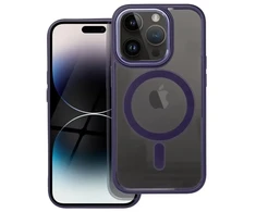 OEM dėklas, skirtas iPhone 14 PRO, spalvotas „Edge Mag Cover“, suderinamas su „MagSafe“ violetinė