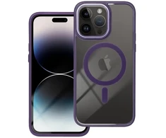 OEM dėklas, skirtas iPhone 14 PRO MAX, spalvotas „Edge Mag Cover“, suderinamas su „MagSafe“ violetinė