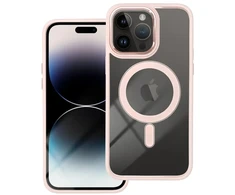 Dėklas Oem Case for iPhone 14 PRO MAX Color Edge Mag Cover compatible with MagSafe pink