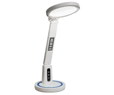 Topt Stalinis šviestuvas LED DL-02 belaidis with digitial clock baltos spalvos