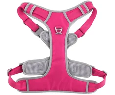Oem Dog harness OXFORD B dydis S pink pilkas