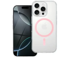 OEM dėklas, skirtas „iPhone 12 PRO MAX“, „Drop Glue“, spalvingas žiedinis „MagSafe“ dėklas, suderinamas su „MagSafe“, rožinis