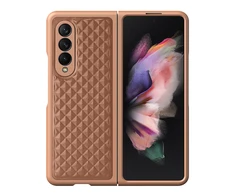 Dux Ducis Venice dėklas skirtas Samsung Galaxy Z Fold 4, rudas