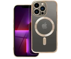 OEM dėklas, skirtas iPhone 13 PRO, Electro Mag dėklas, suderinamas su MagSafe auksiniu dangteliu