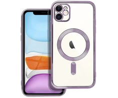 Oem Originalus „iPhone 11“ dėklas, suderinamas su „MagSafe“ violetine elektromagnetine plokšte.