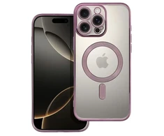 Oem Originalus „iPhone 16 PRO MAX“ dėklas, suderinamas su „MagSafe“ violetine elektromagnetine plokšte.