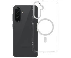 Oem Dėklas na Samsung A16 Frame Clear Hybrid Mag Cover suderinamas su MagSafe permatomu