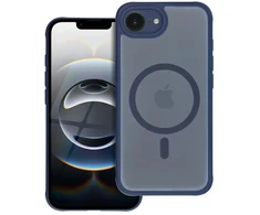 OEM dėklas, skirtas „iPhone 12“ visiškai matinis „Mag“ dėklas, suderinamas su „MagSafe“ mėlynas