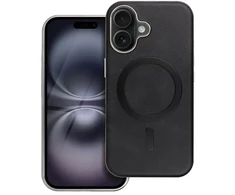 Oem GENTLEMAN MAG COVER dėklas suderinamas su MagSafe skirtas Apple iPhone 15 Pro juodos spalvos