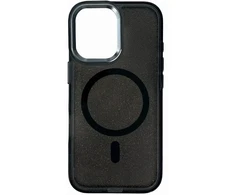 Hurtel Glitter Dėklas MagSafe Compatible skirtas Apple iPhone 17 – juodos spalvos