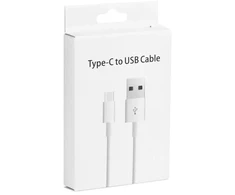 OEM kabelis USB A į C tipo 3.0 2A HD2 dėžutė 1 m baltas