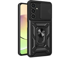 Hurtel Hybrid Armor Camshield Samsung M54 su camera – dėklas telefonui juodos spalvos