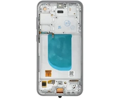 Oem LCD ekranas, skirtas „Samsung S23 FE“ kietajam OLED telefonui su rėmeliu.
