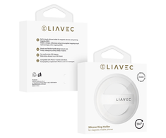 Oem Liavec Ring Magsafe baltos spalvos