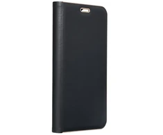 OEM atverčiamas dėklas iPhone 14 Luna Book auksinis juodas