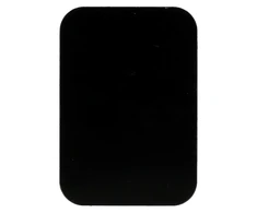 Topt Metal plate for magnet holders – rectangular 45x65mm juodos spalvos