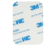 Topt Metal plate for magnet holders – rectangular 45x65mm juodos spalvos