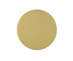 Oem Topt Metal plate for magnet holders – round 40mm auksinis