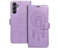 Oem MEZZO Book dėklas skirtas Samsung Galaxy A14 4G / A14 5G dreamcatcher violetinės spalvos