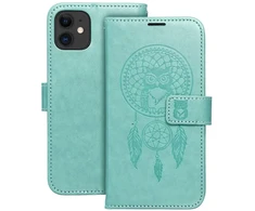 Telefono dėklas Oem MEZZO Book skirtas Iphone 11, žalios spalvos
