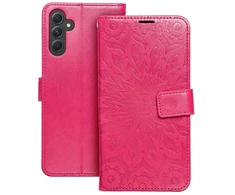 Telefono dėklas Oem MEZZO Book skirtas Samsung A34 5G, rožinės spalvos