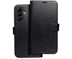 Oem MEZZO Book dėklas skirtas Samsung Galaxy A56 5G teddy bear juodos spalvos