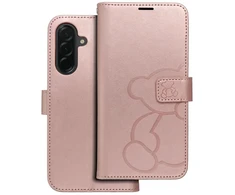 Oem MEZZO Book dėklas skirtas Samsung Galaxy A36 5G teddy bear rose auksinis