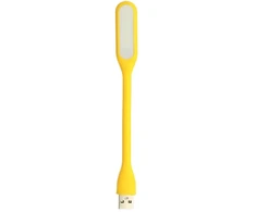 Oem Topt Mini LED Lamp Silicone USB Geltona