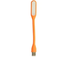 Oem Topt Mini LED Lamp Silicone USB Oranžinis