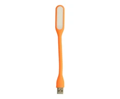 Topt Mini LED Lamp Silicone USB Oranžinis