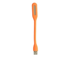Topt Mini LED Lamp Silicone USB Oranžinis