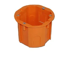 Pawbol Bikuva.lt Montažinė dėžutė 650C Ø65mm 1 vieta oranžinė