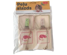 Besk Pelės gaudyklė medinė, 2 vnt.