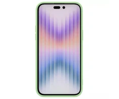 Dėklas Nillkin CamShield Silky Silicone Apple iPhone 15 Pro šviesiai žalias