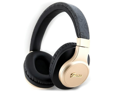 GUESS belaidės ausinės bluetooth GUBH604GEMK (4G Script) juodos spalvos