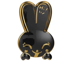 OEM telefono stovas RABBIT - priklijuojamas - juodas
