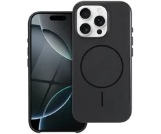 OEM dėklas, skirtas „iPhone 16 PLUS Premium“ blizgus „Mag“ dėklas, suderinamas su „MagSafe“ ir juodu kameros valdymo mygtuku.