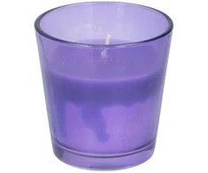 Bikuva.lt Žvakė CANDLE-LIGHT Stiklo indelyje 7.5x7.5cm 12h