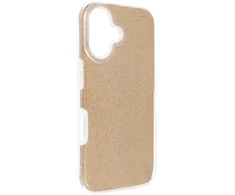 OEM dėklas, skirtas iPhone 16, blizgantis auksinis