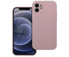 OEM dėklas, skirtas iPhone 12 silikoniniam 2 mm dėklui (apsaugai nuo kameros), rausvos spalvos