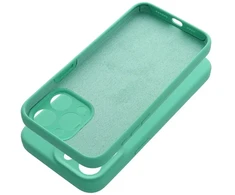 OEM dėklas, skirtas iPhone 15 PRO MAX silikoniniam 2 mm dėklui (apsaugai nuo kameros), mėtinis