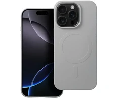 OEM dėklas, skirtas „iPhone 16 PRO“ silikoniniam „Mag“ dangteliui, suderinamas su „MagSafe“ (didelė skylė), titanas