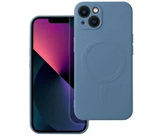 OEM dėklas, skirtas „iPhone 13“ silikoniniam „Mag“ dėklui, suderinamas su „MagSafe“ (fotoaparato apsauga) mėlynas