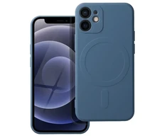 OEM dėklas, skirtas „iPhone 12 MINI“ silikoniniam „Mag“ dėklui, suderinamas su „MagSafe“ (fotoaparato apsauga) mėlynas
