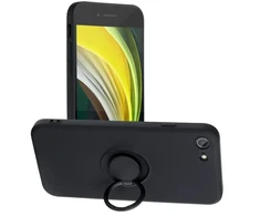 Dėklas Oem Case for iPhone 7 / 8 / SE 2020 / SE 2022 Silicone Ring juodas