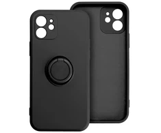 Dėklas Oem Case for iPhone 16 PRO MAX Silicone Ring juodas