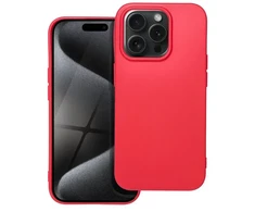 Forcell „Oem iPhone 15 PRO“ dėklas, minkštas, raudonas
