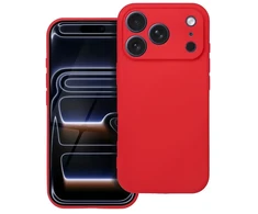 OEM dėklas, skirtas iPhone 17 Pro / 18 Pro (žemas kameros kraštas), švelniai raudonas