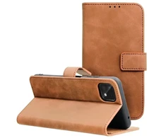 Forcell Oem TENDER Book dėklas skirtas Samsung Galaxy A22 5G rudos spalvos