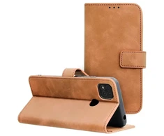 Forcell Oem TENDER Book Dėklas skirtas Xiaomi Redmi 9C / 9C NFC rudos spalvos